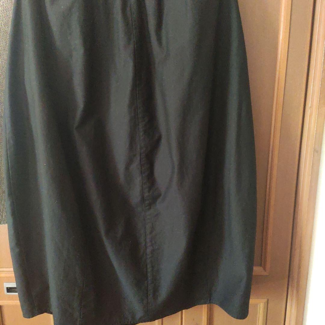 かぐれペルーニットワイドベスト コットンバックサテンコクーンスカート２点セット