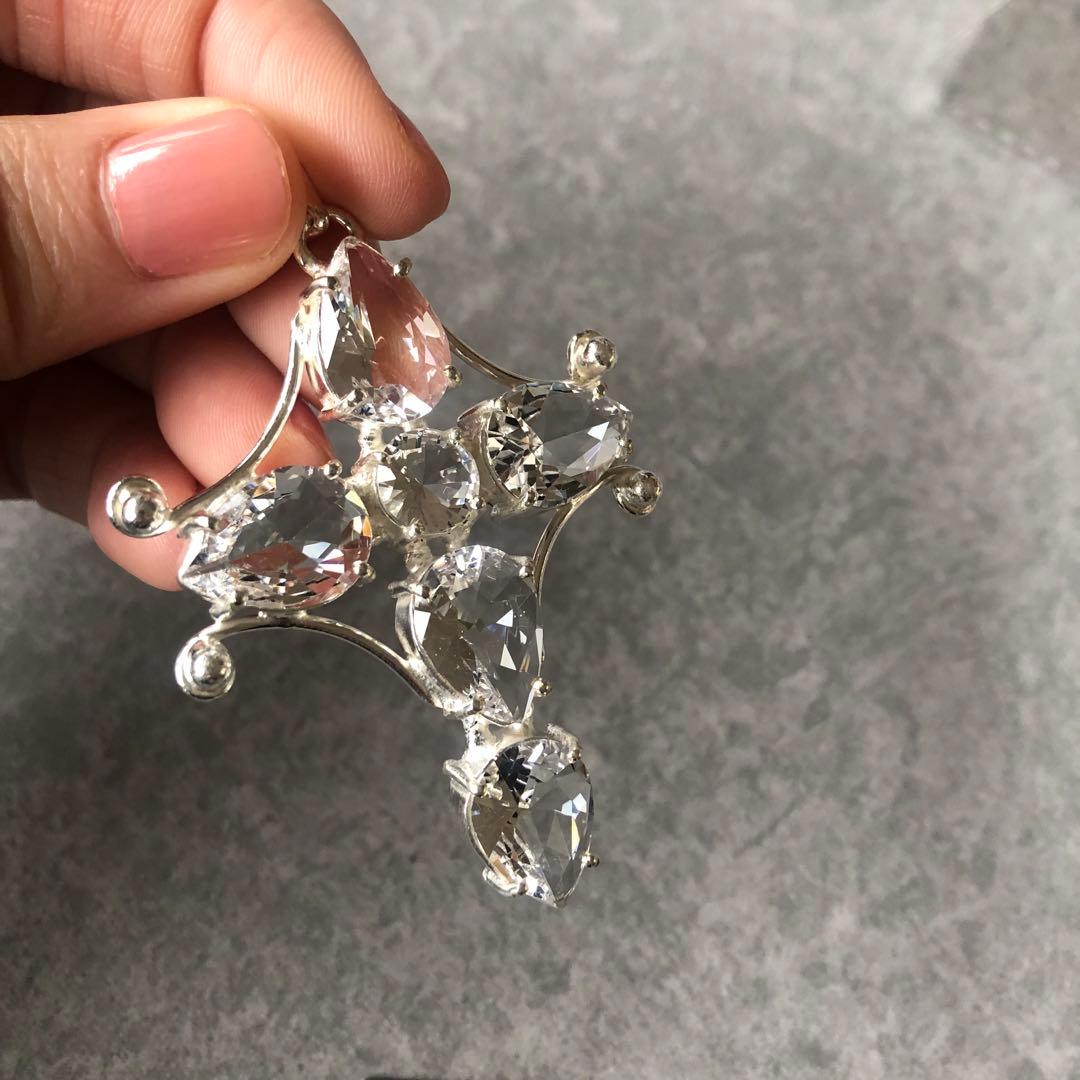 引き寄せの力が強いホワイトトパーズのペンダントトップ