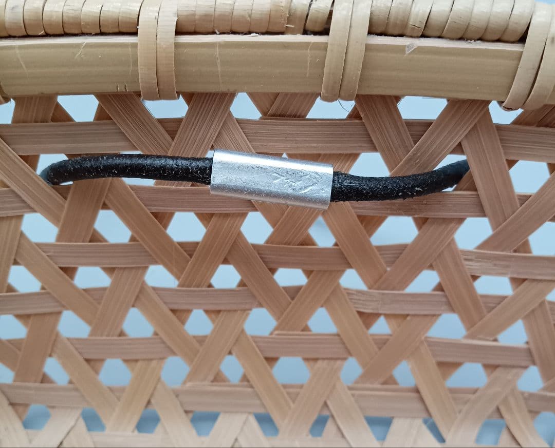 竹工芸作家 船橋 正則 弁当籠 深型 カゴ かご