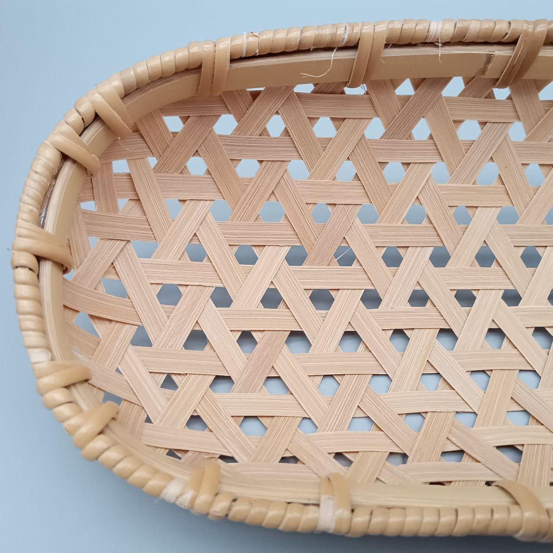 竹工芸作家 船橋 正則 弁当籠 深型 カゴ かご