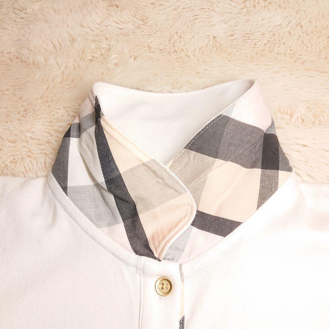 ブルーレーベルクレストブリッジ ポロシャツ ノヴァチェック 黒 白 2点セット