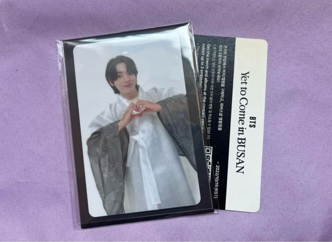 BTS ジョングク Yet To Come 釜山ライブ限定　ラキドロ　釜山コン