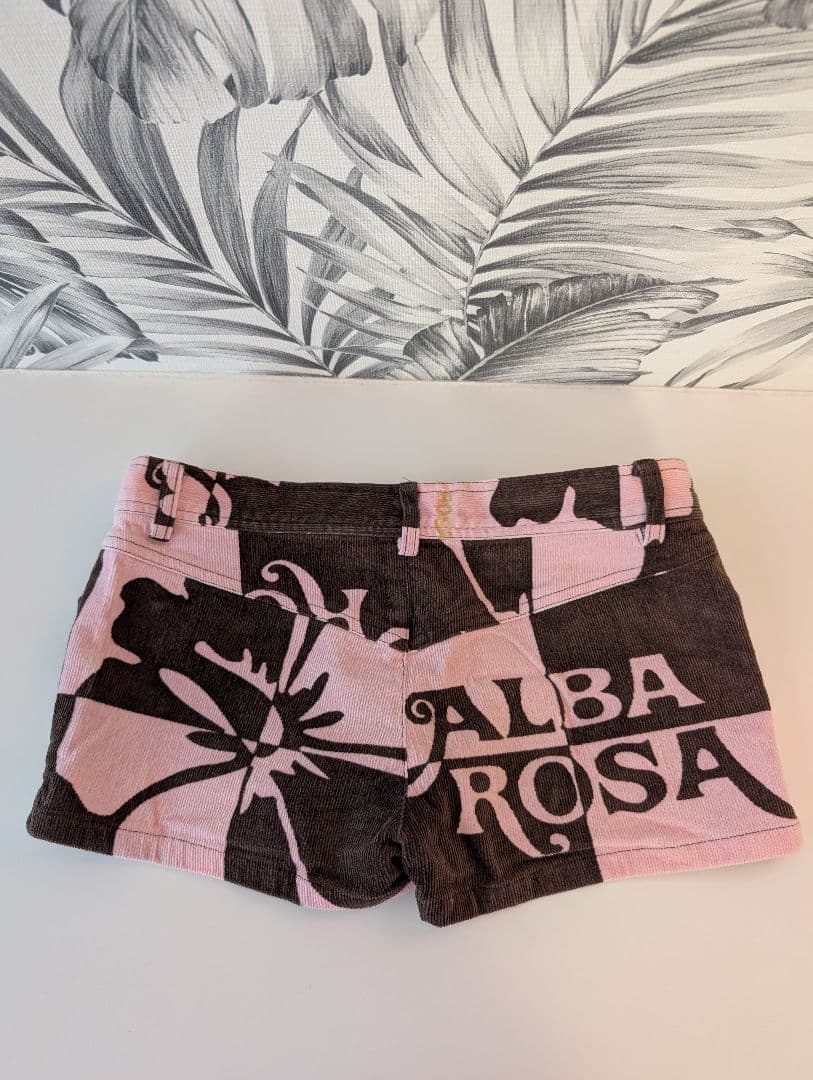 アルバローザ 新升目ショートパンツ　Y2K ALBA ROSA