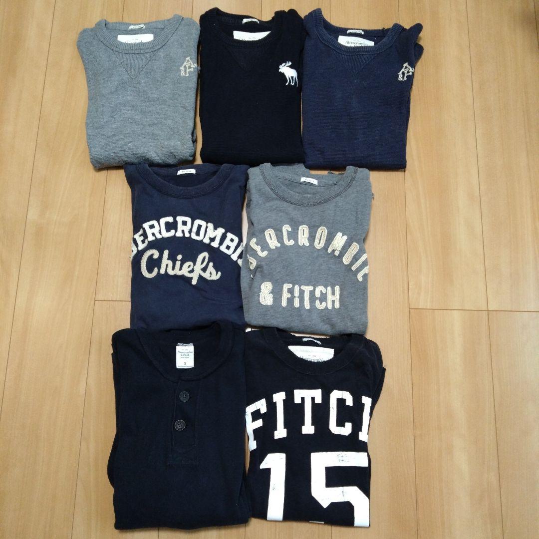 オマケ付き 今の時期にピッタリ 古き良き時代のアバクロ ロンT 7枚セット