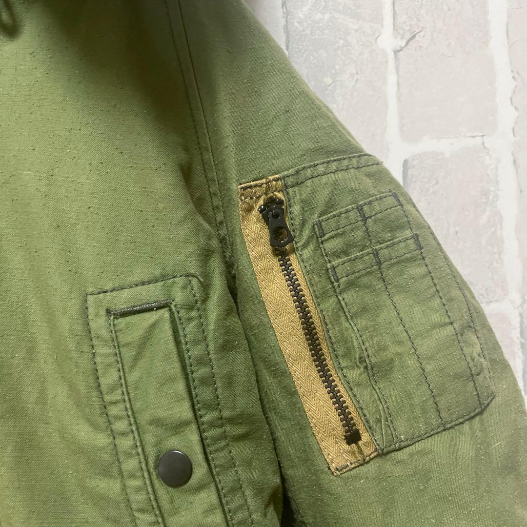 TMT N-3B フライトジャケット モッズコート ワッペン 刺繍 ファー S