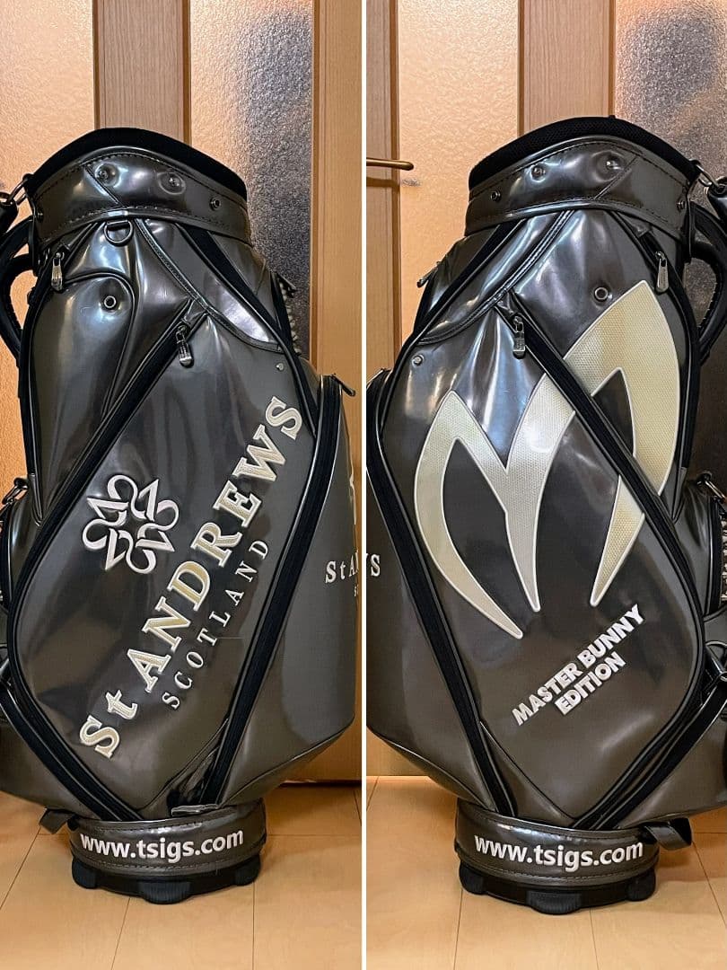 【Wネーム】マスターバニー★セントアンドリュース★キャディバッグ★ヘッドカバー付