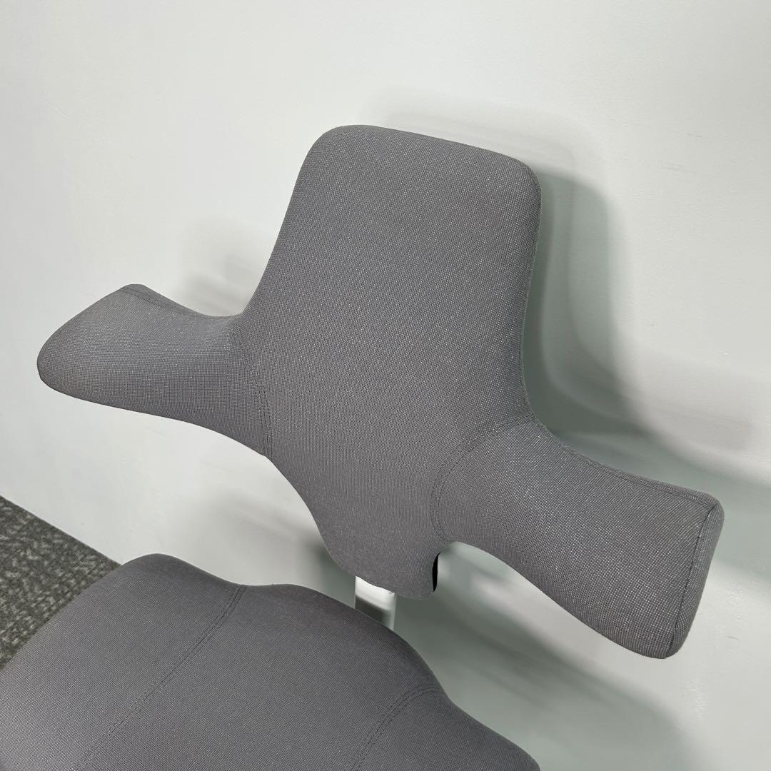 【H】オフィスチェア HAG Capisco ホーグ カピスコ 布張 グレー