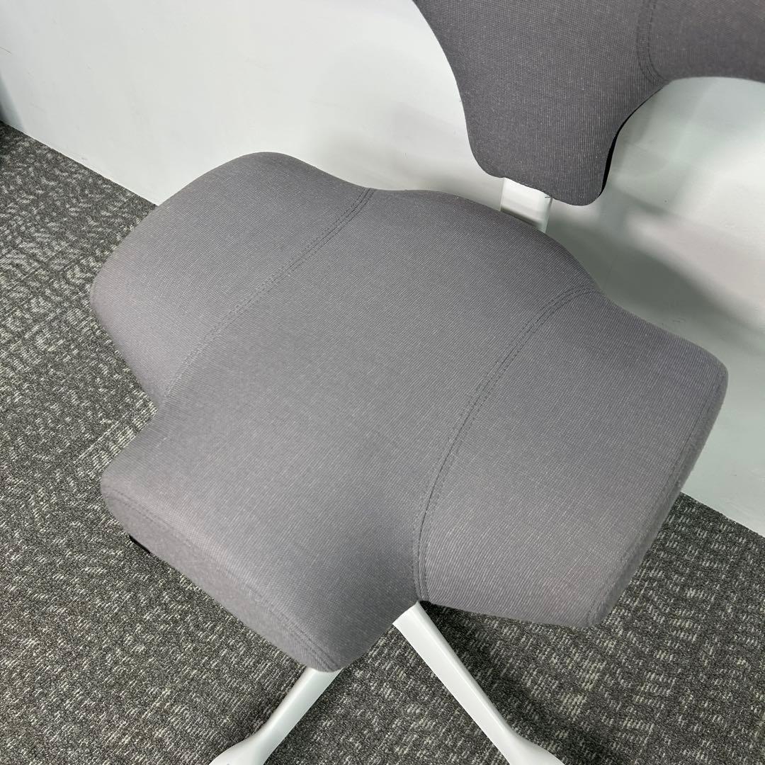 【H】オフィスチェア HAG Capisco ホーグ カピスコ 布張 グレー