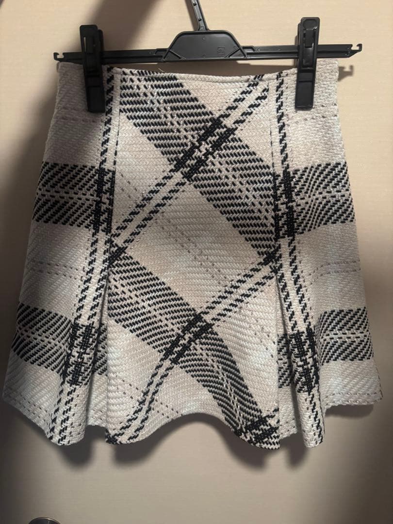 お値下げ　SNIDEL ロービングチェックスカート 2024 AW