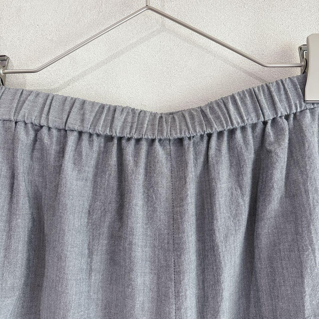 309 慈雨 ジウ　タックワイドパンツ　バルーンパンツ　ゆったり　綿100% L