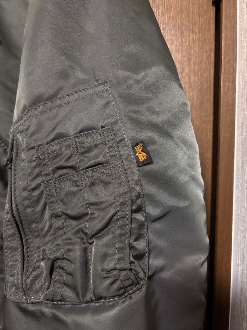 ア*7様 アルファ社ALPHA.CWU-45/PグリーンMフライトJK、USA製