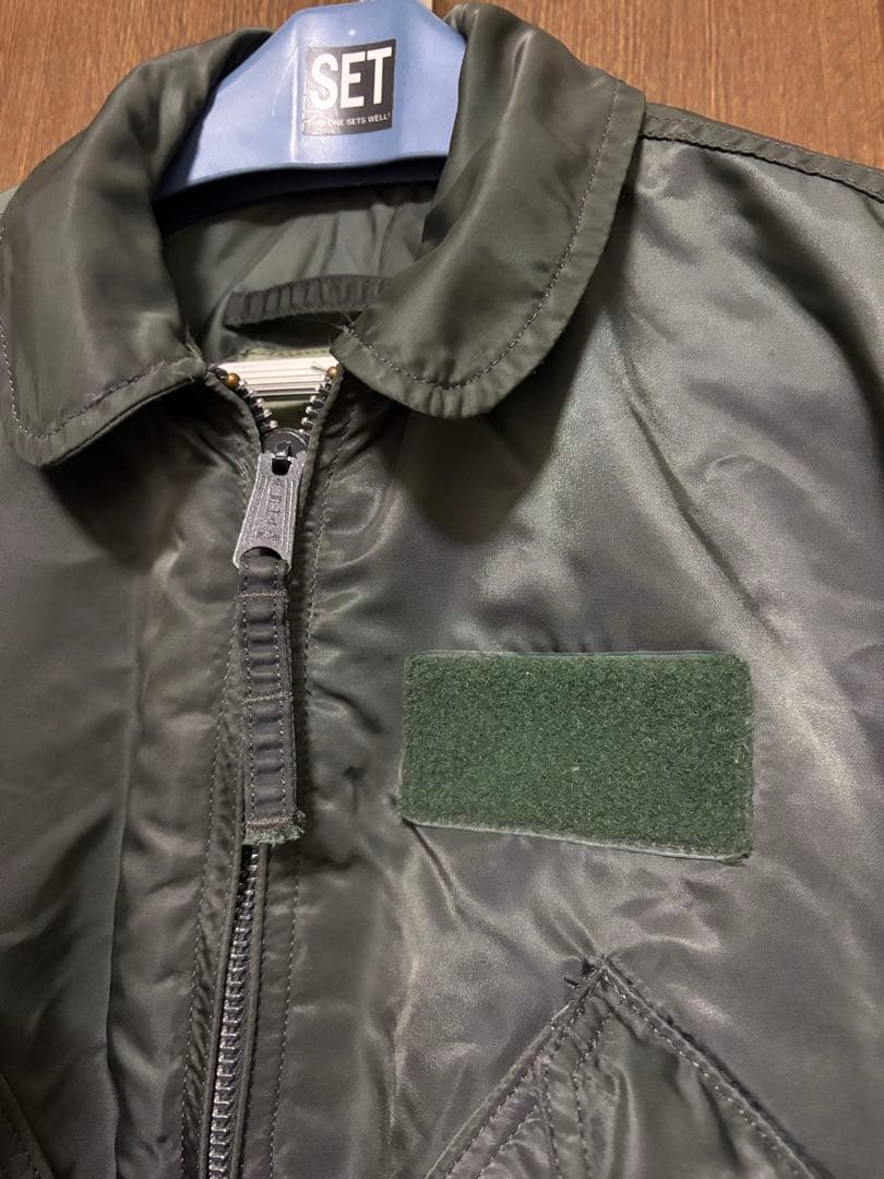 ア*7様 アルファ社ALPHA.CWU-45/PグリーンMフライトJK、USA製