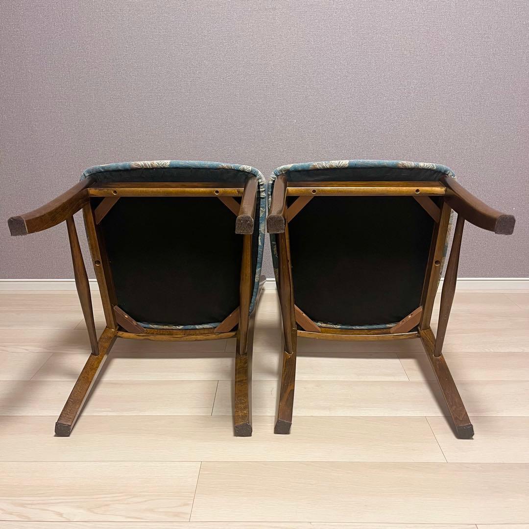 カリモク コロニアル ダイニングチェア 2脚セット ①