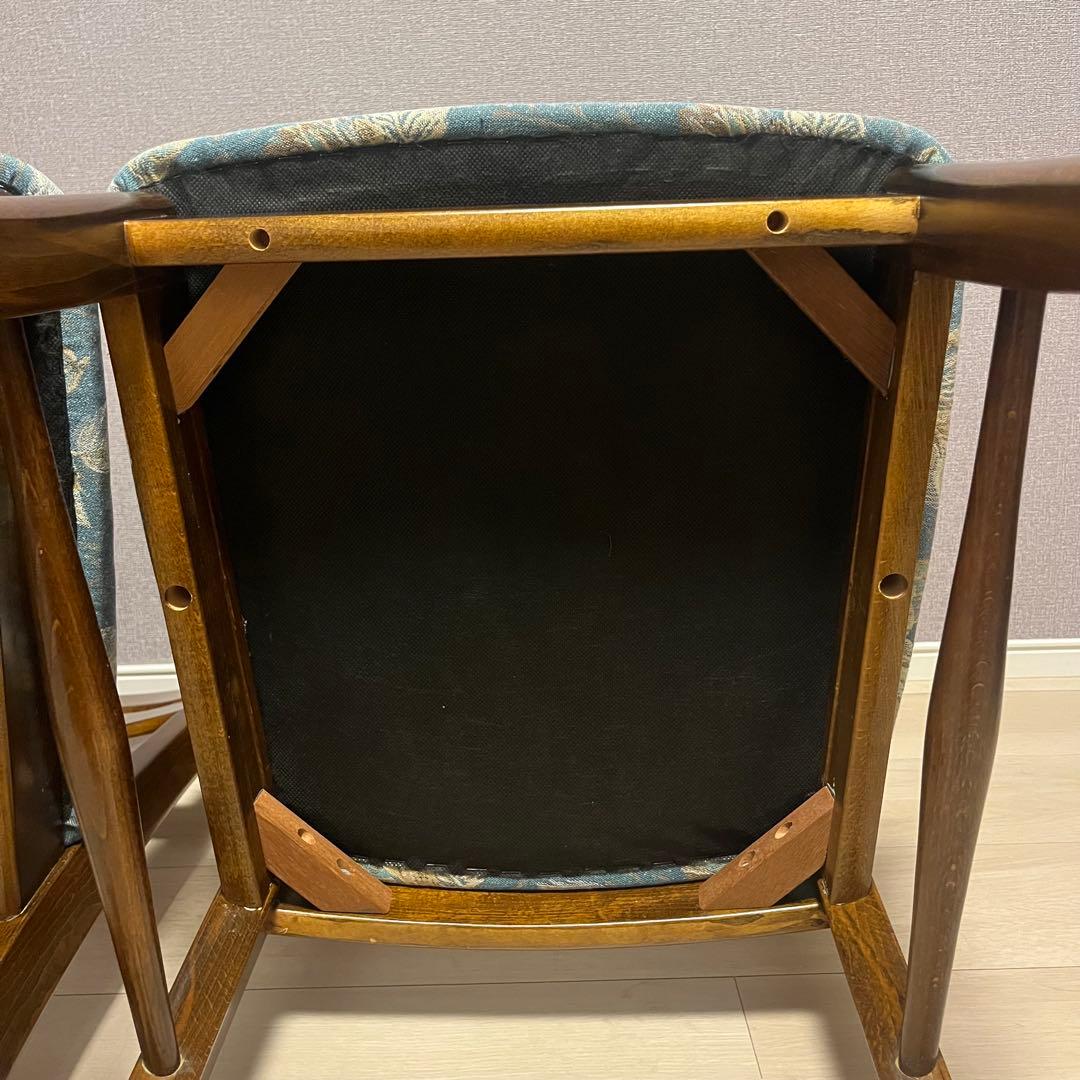 カリモク コロニアル ダイニングチェア 2脚セット ①