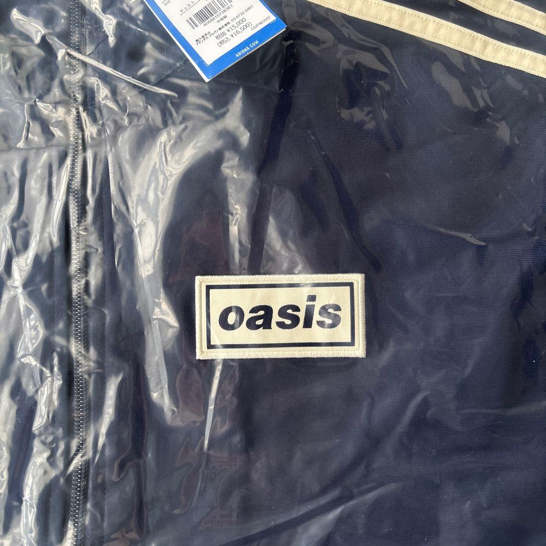 oasis adidas ネイビー Sサイズ オアシス アディダス ロゴなし