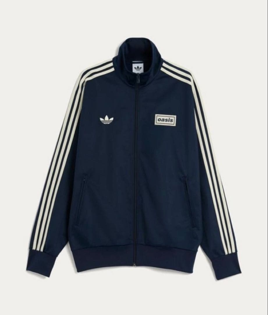 oasis adidas ネイビー Sサイズ オアシス アディダス ロゴなし