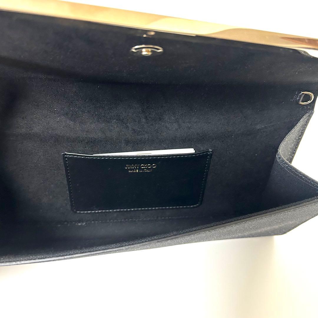 【極美品】　ジミーチュウ　クラッチバッグ　パーティーバッグ　ブラック