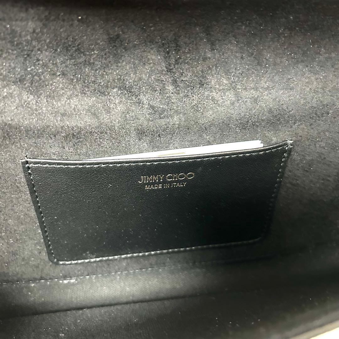 【極美品】　ジミーチュウ　クラッチバッグ　パーティーバッグ　ブラック