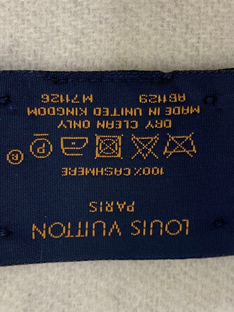 3-3272 ルイ・ヴィトンのエシャルプ・レイキャビック、カシミヤマフラー