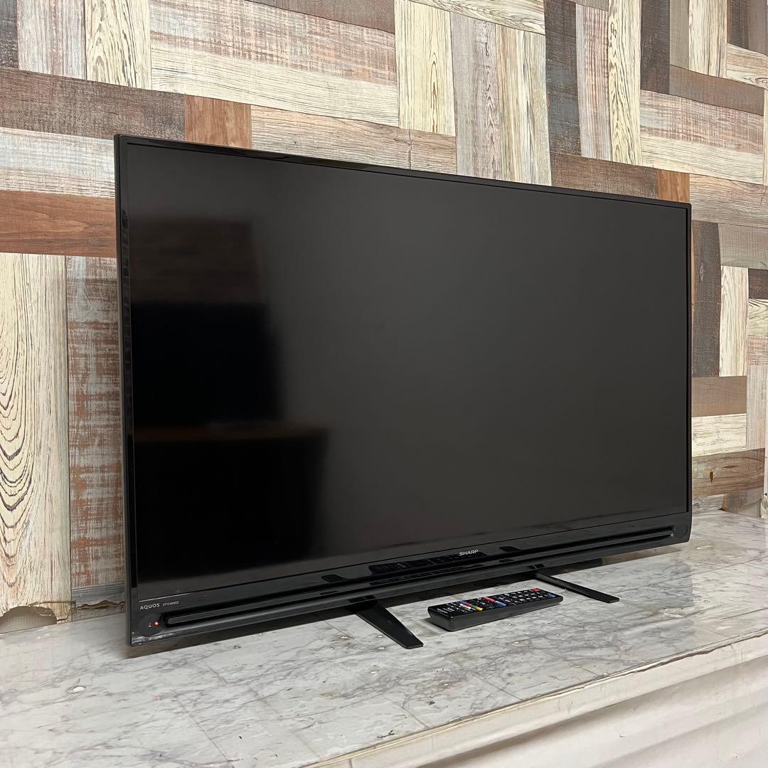 即日受渡❣️全国送料込シャープ40型液晶テレビ外付けHDD録画可　2画面機能