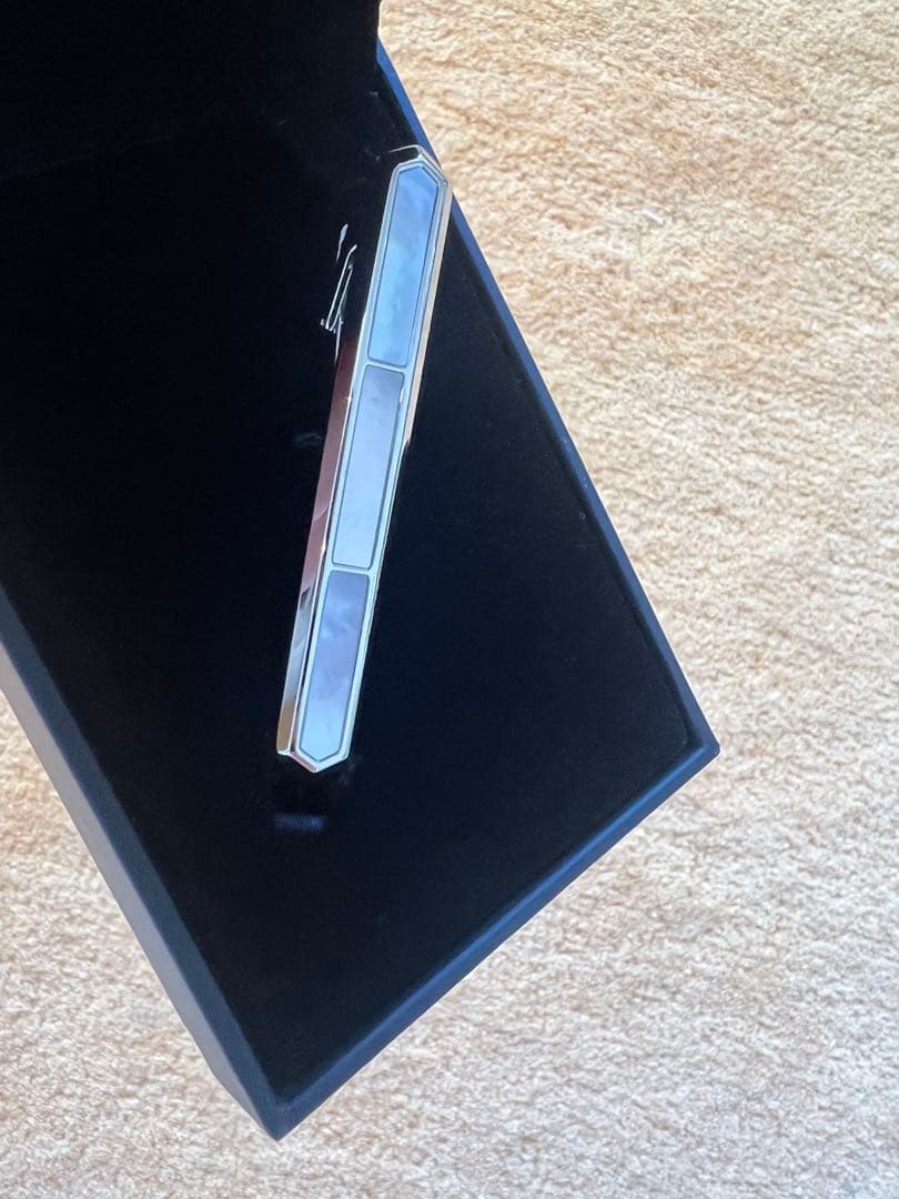 S.T. Dupont シルバー ネクタイピン　エス・テー・デュポン　シェル