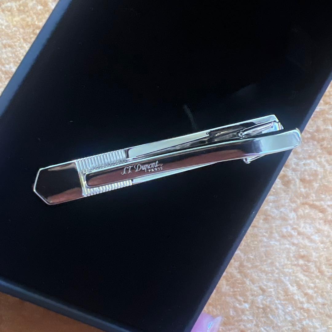 S.T. Dupont シルバー ネクタイピン　エス・テー・デュポン　シェル