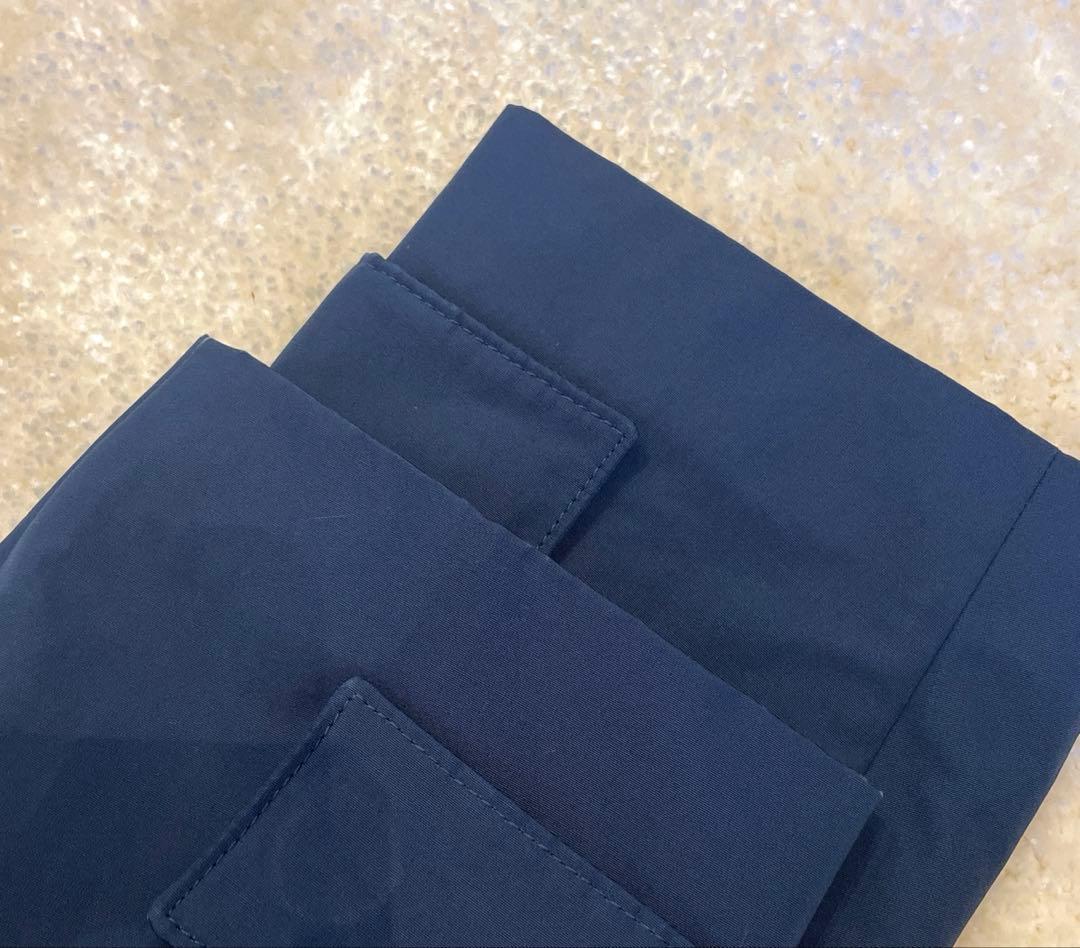 PRADA ネイビー トレンチコート ベルト付きプラダステンカラーコート36