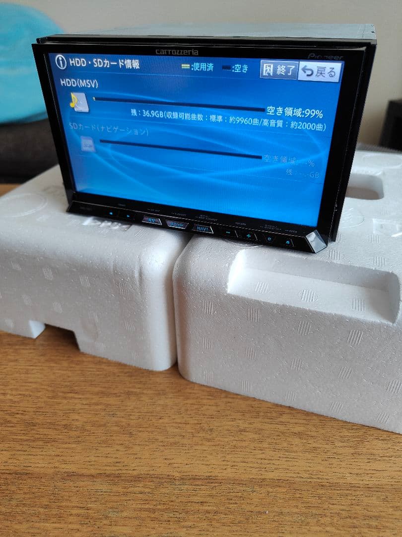 パイオニア　カロッツェリア　サイバーナビ　AVIC-ZH77　フルセグ　中古