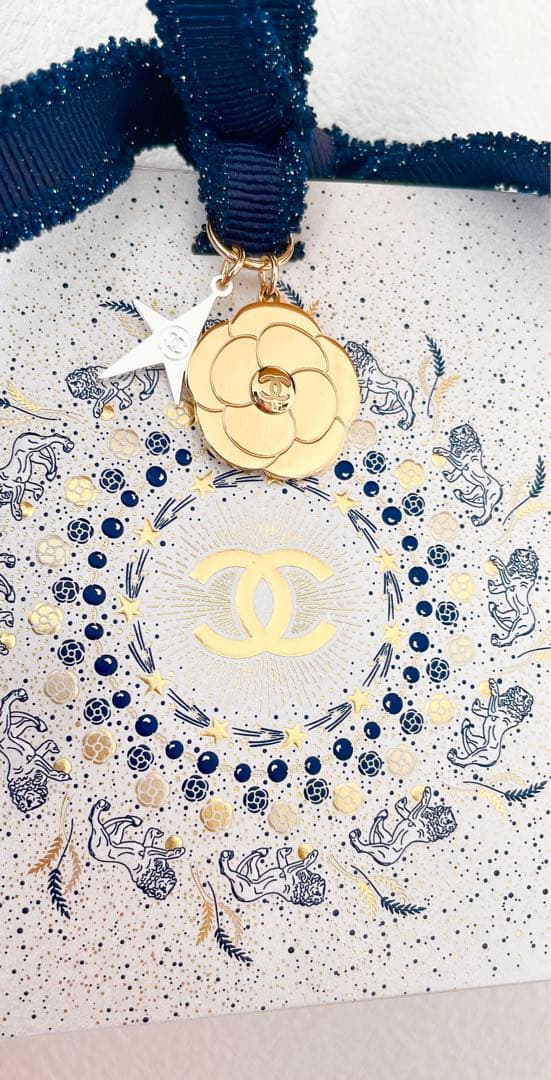 シャネル レキャトルオンブル397 ニュイアストラル ホリデー限定　レター付き