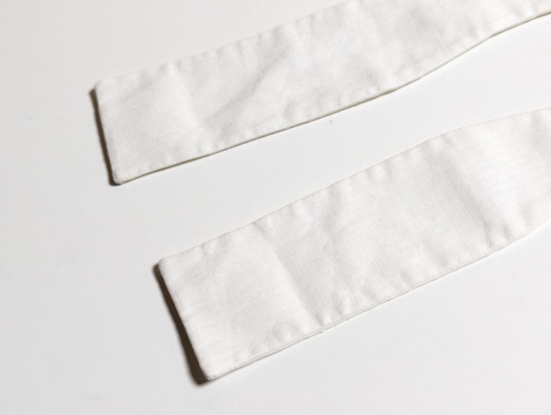 アンティーク ブルックスブラザーズ ホワイトタイ 蝶ネクタイ コットン