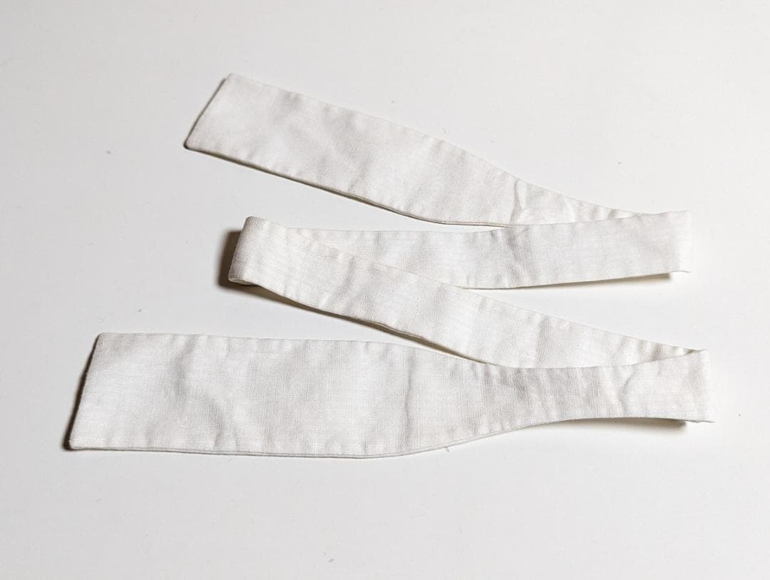 アンティーク ブルックスブラザーズ ホワイトタイ 蝶ネクタイ コットン