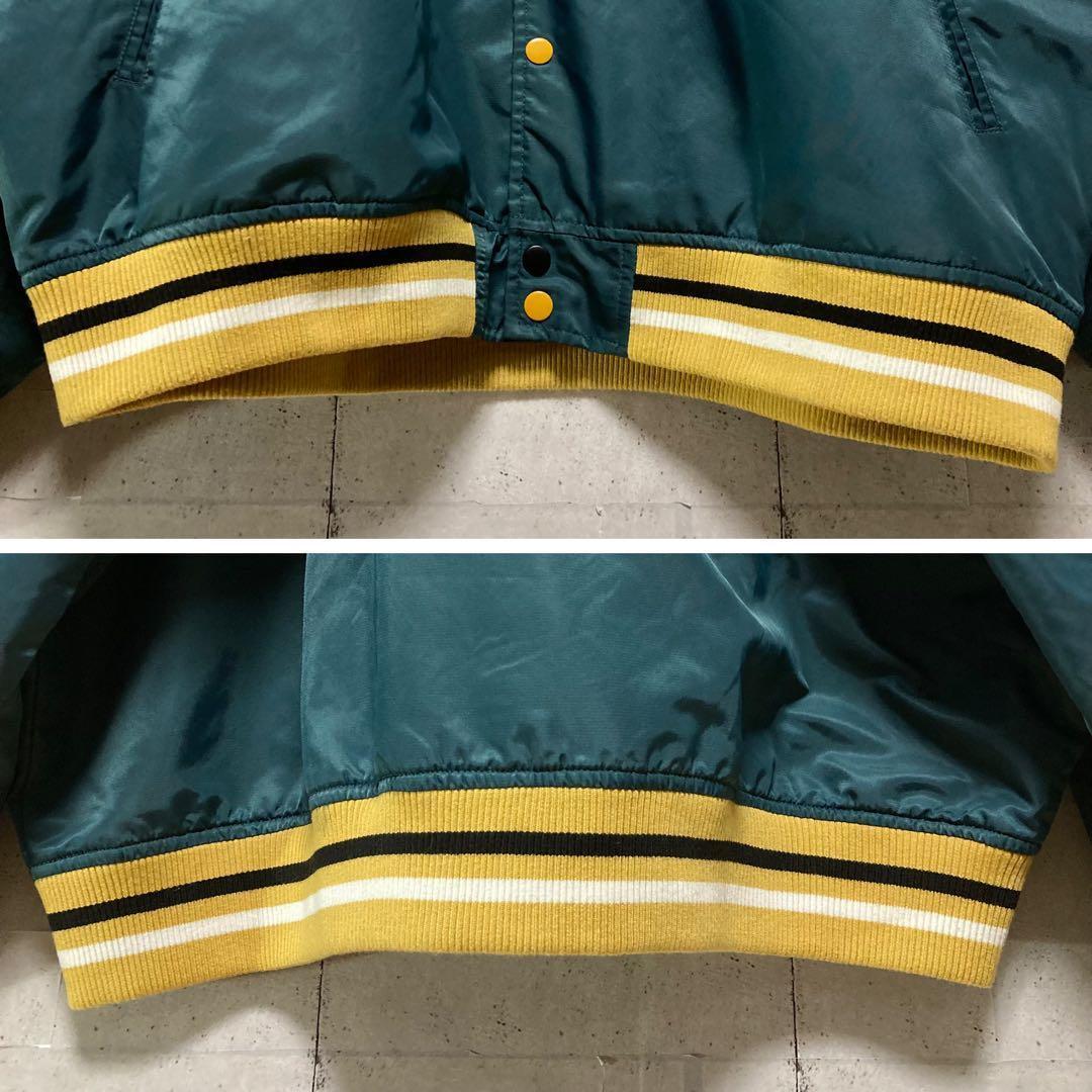 ガルフィー　スタジャン　ナイロン　前後両袖ワッペン　グリーン　大型犬　XL