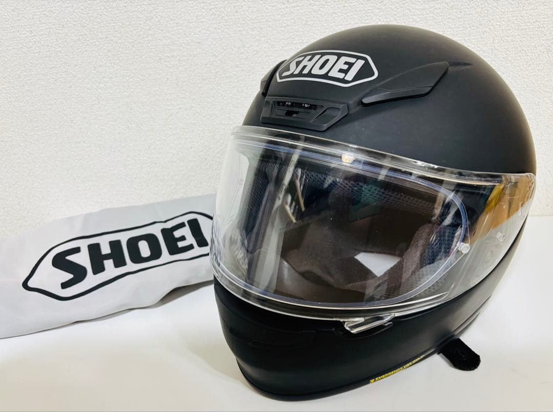 SHOEI フルフェイスヘルメット マットブラック　Z-7 Lサイズ　59cm