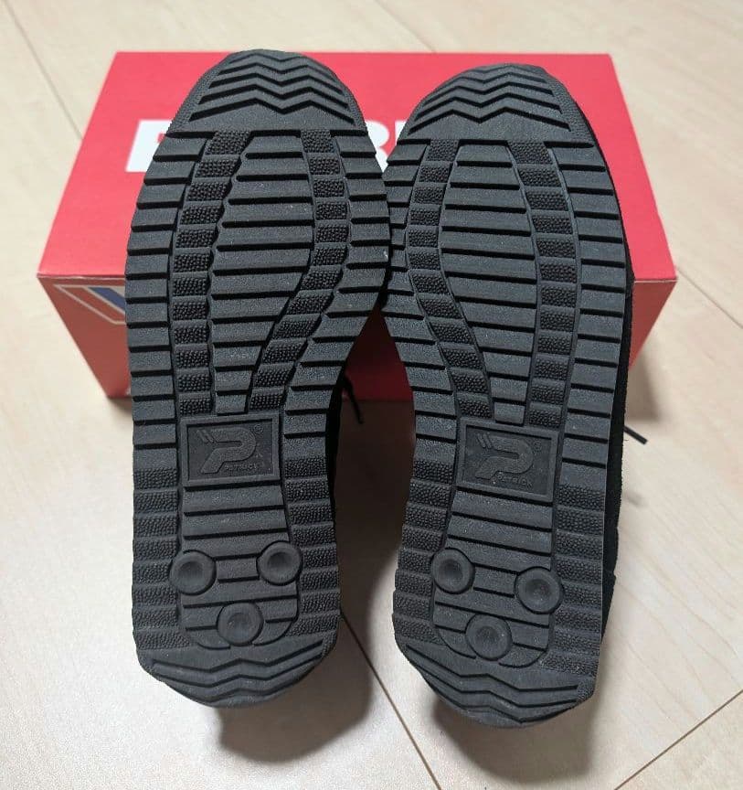 38 24cm パトリック マラソン スペース スニーカー 94601 ブラック