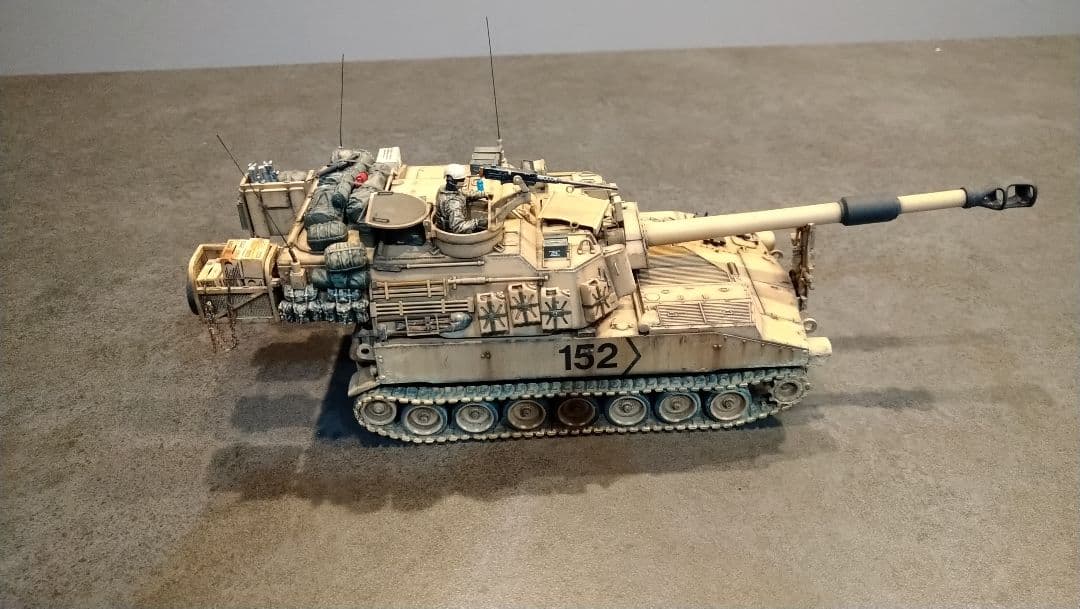 米陸軍M109A6　パラディン自走砲　イラク戦争