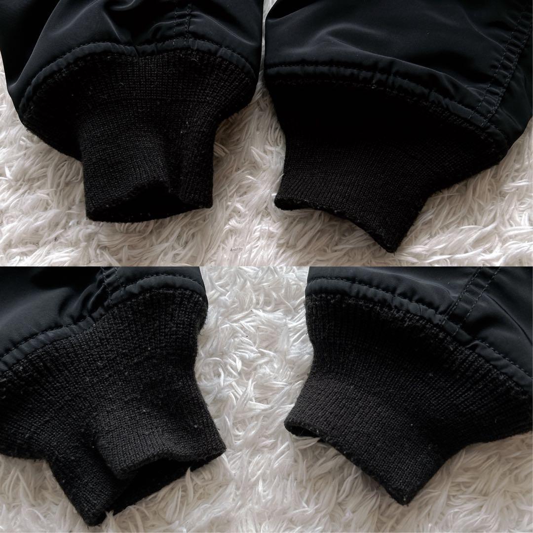 人気✨avirex リバーシブル　刺繍　ブラック　ma-1