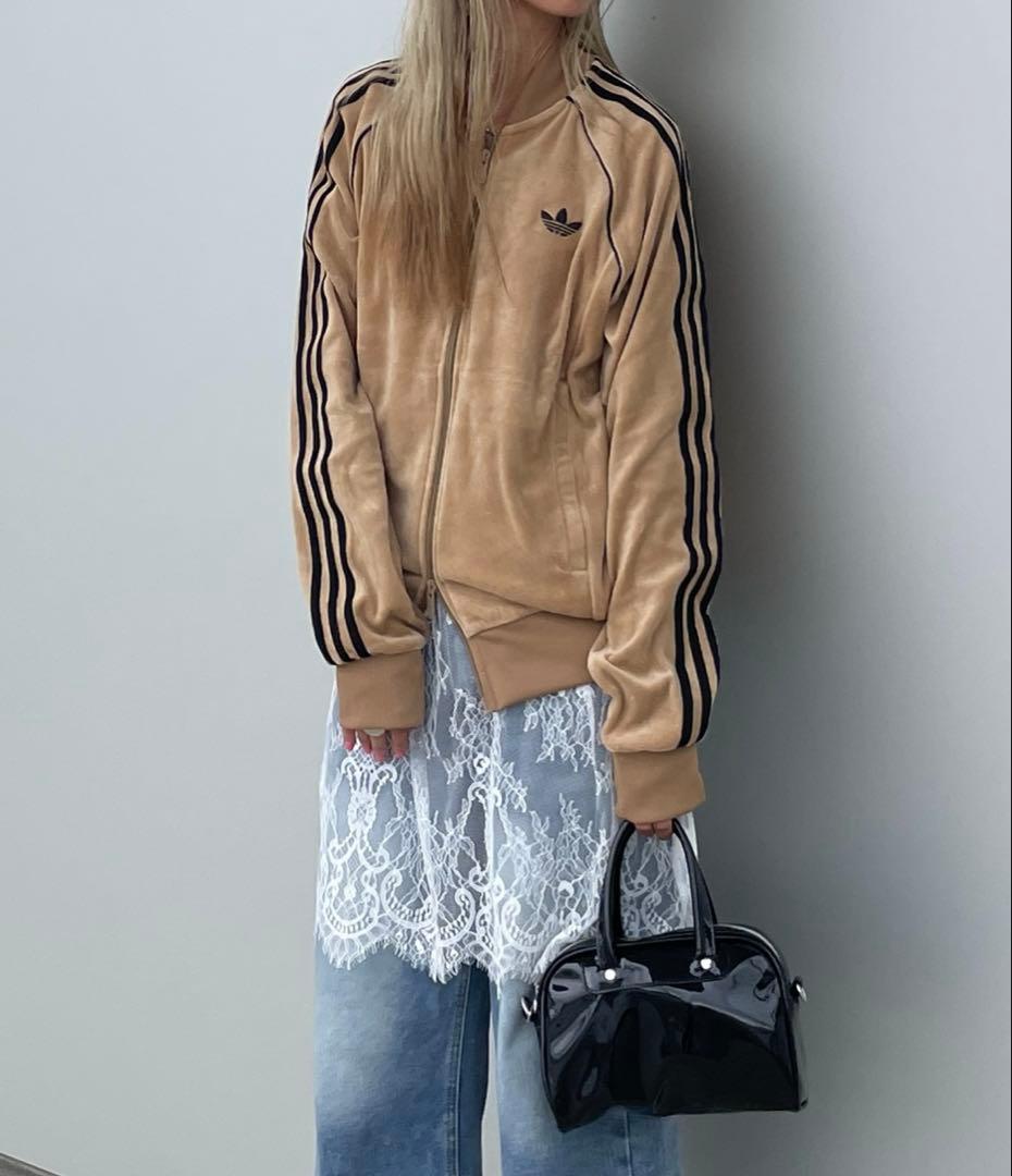 アディカラー ベロア トラックトップ / アディダスオリジナルス　風早ゆうた