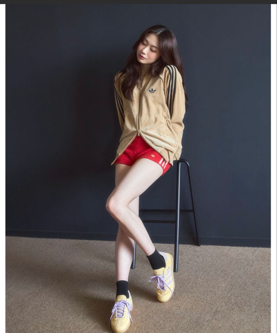 アディカラー ベロア トラックトップ / アディダスオリジナルス　風早ゆうた