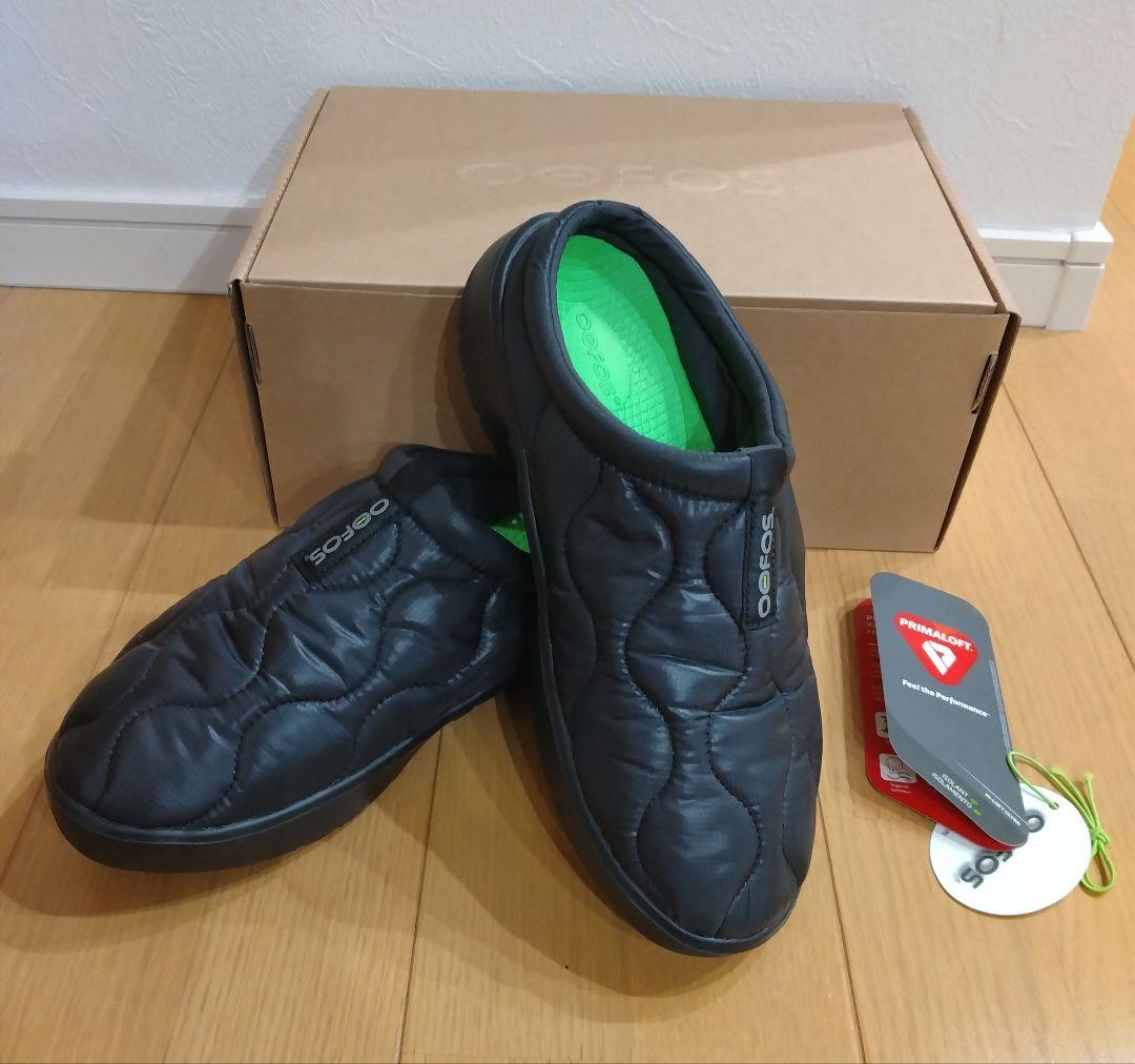 Oofos ウーフォス OOcoozie Thermo Muleブラック 41