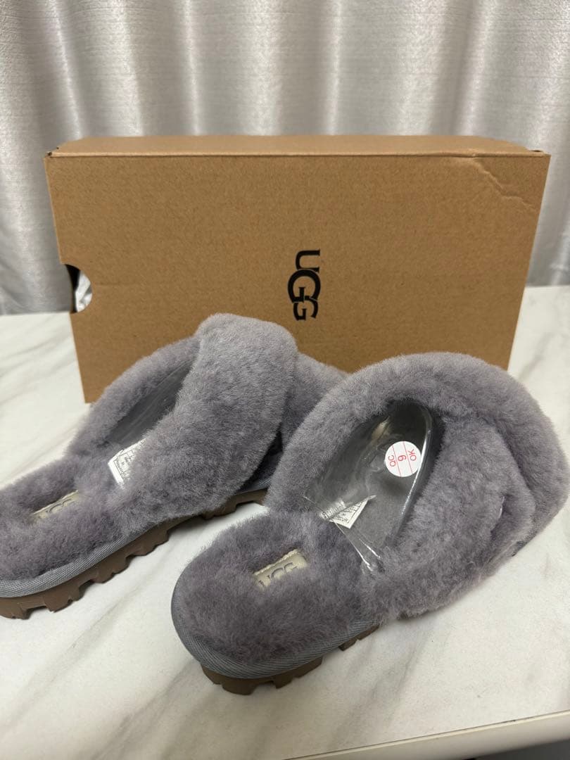 [最終処分] 箱付き！完全新品 UGG ルームシューズ グレー 23cm