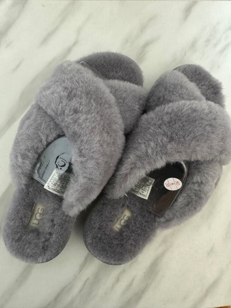 [最終処分] 箱付き！完全新品 UGG ルームシューズ グレー 23cm