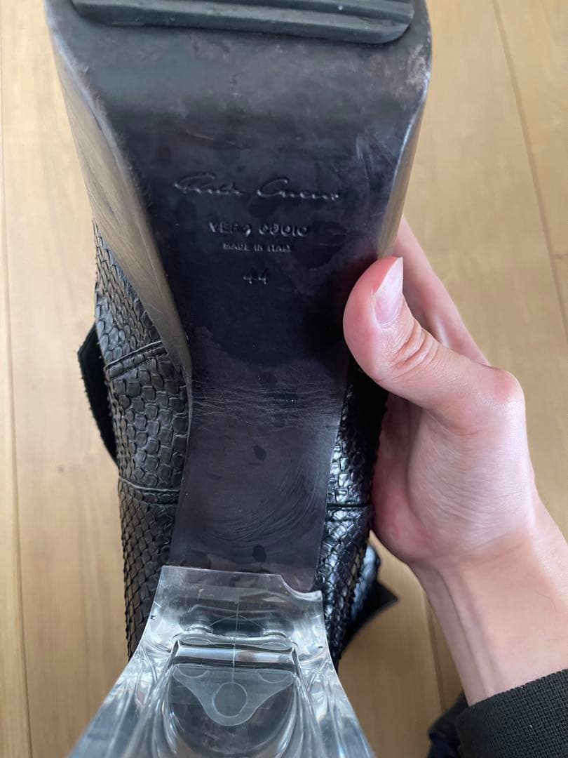 靴 Rick Owens fogpocket beveled platform