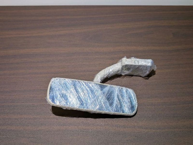 スバル R1 純正 オーバーヘッドポケット インナーブルーミラー