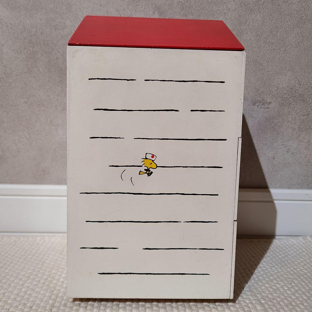 ピーナッツ　スヌーピー　薬箱　救急箱　小物入れ　引き出し　レトロ