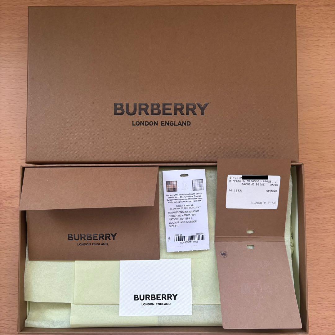 BURBERRY ノバチェック柄　ネクタイ 付属品有り