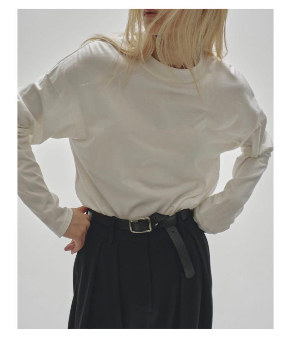 Cottonsilk Useful Long T-shirts ホワイト