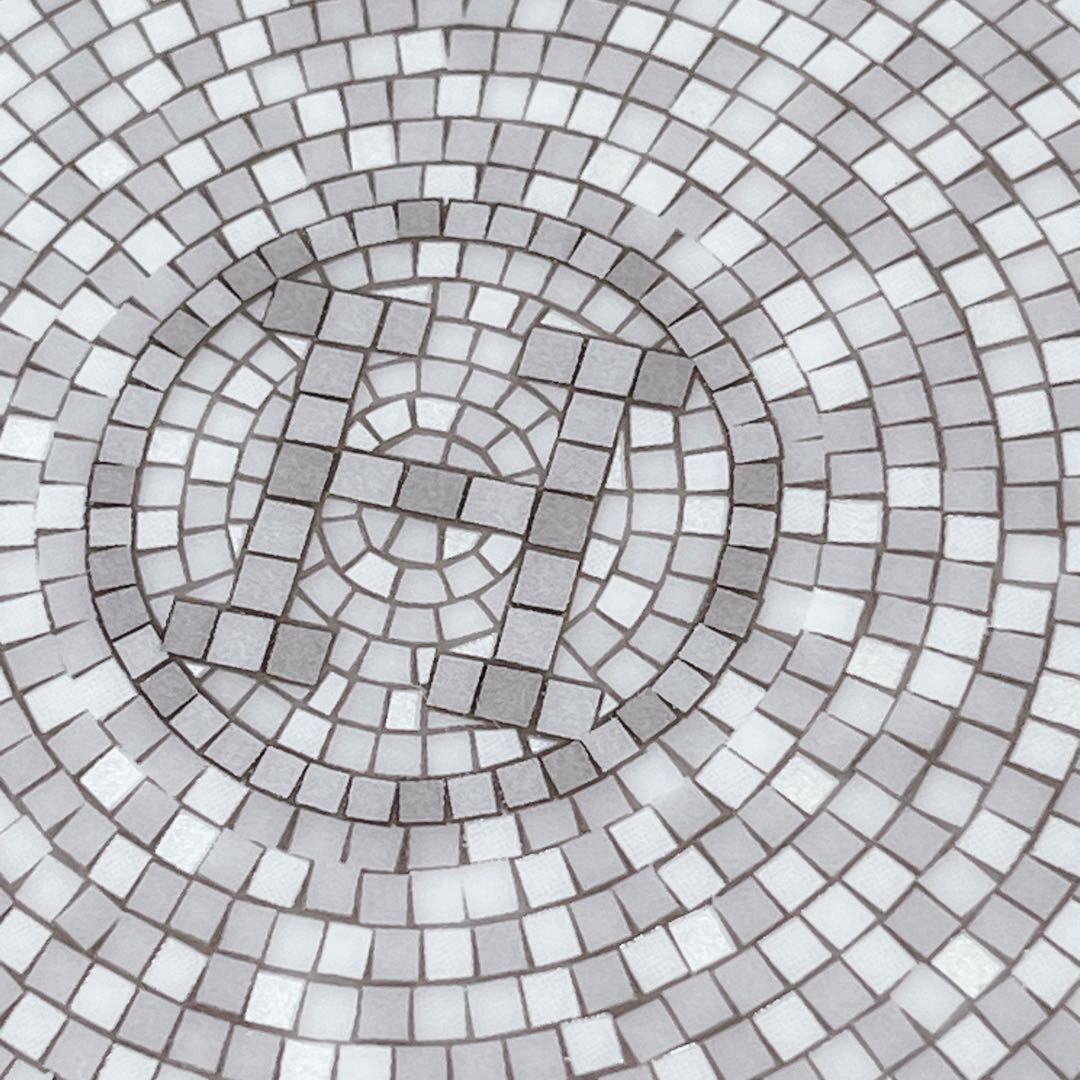 【美品】エルメス モザイク 24 プラチナ デザートプレート 2枚