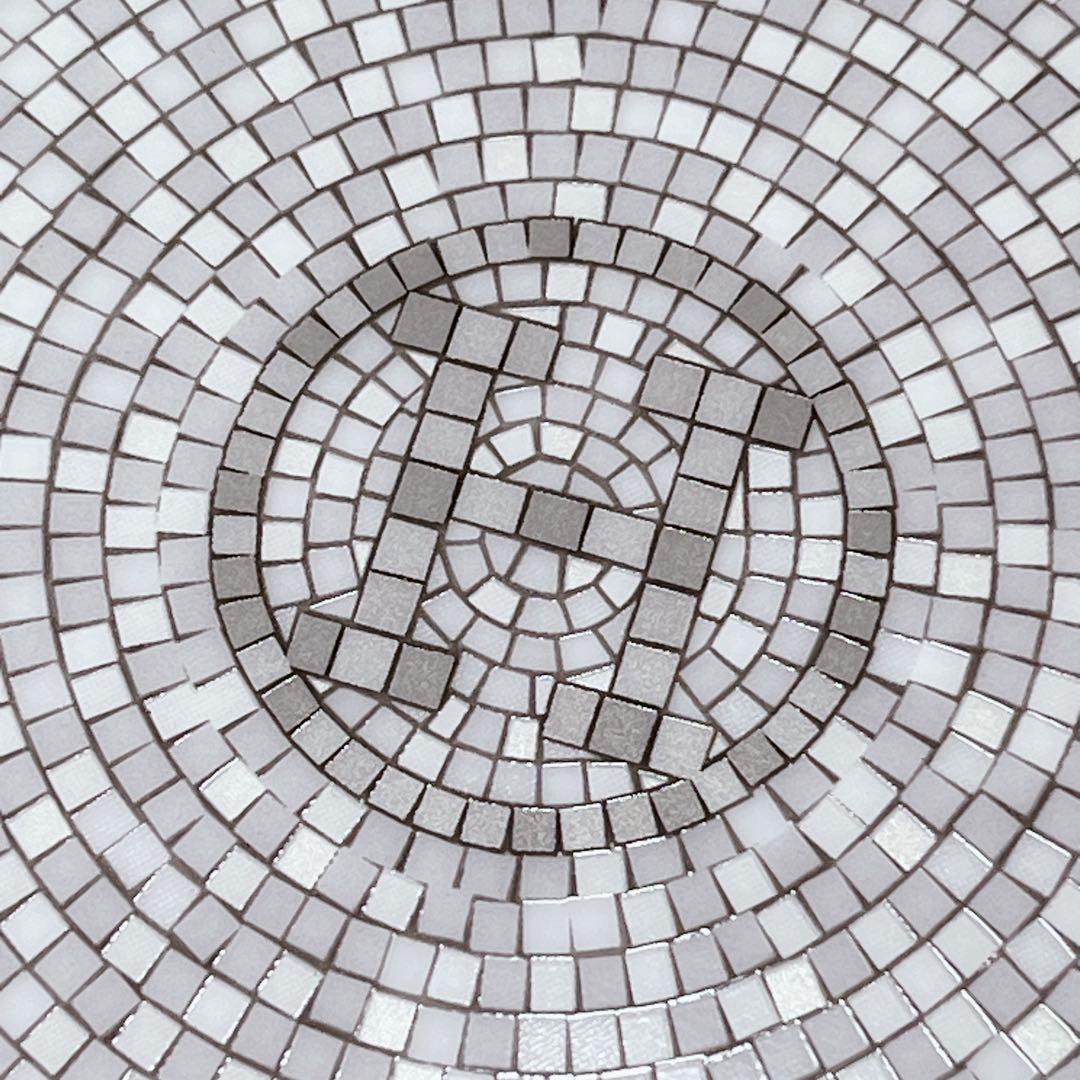 【美品】エルメス モザイク 24 プラチナ デザートプレート 2枚