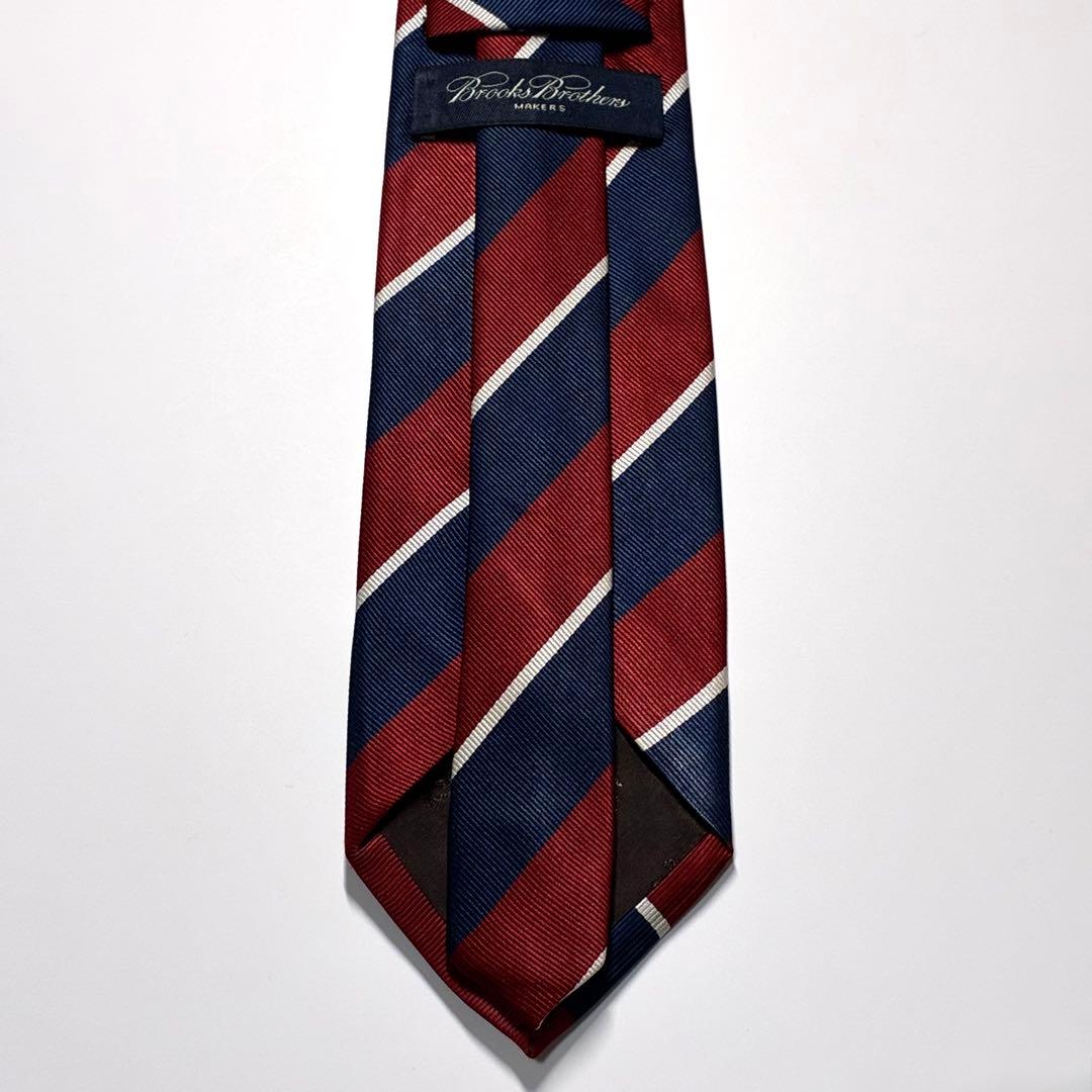 3914 ブルックスブラザーズメーカーズ ネクタイ レジメンタル
