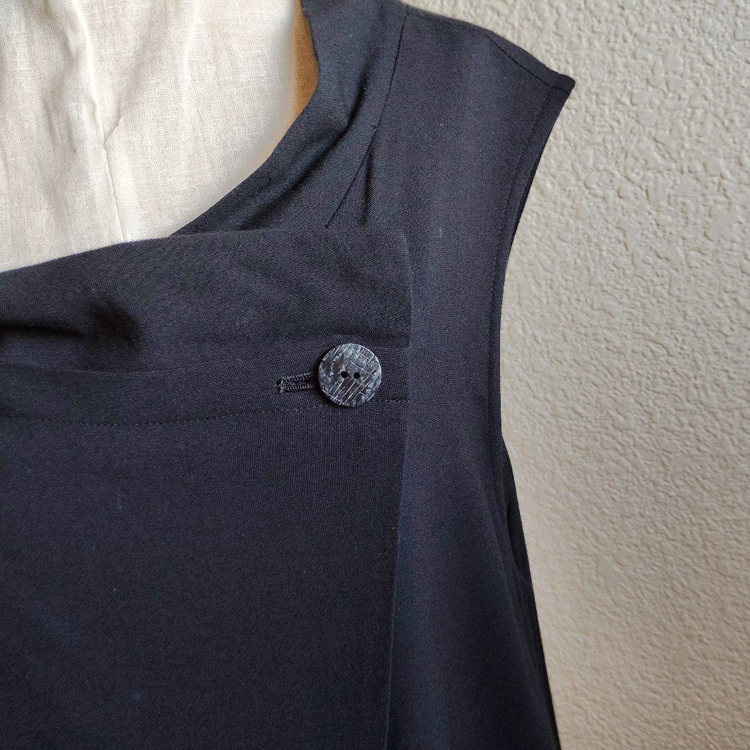 慈雨　センソユニコ　黒ベスト　チュニック　ワンピース